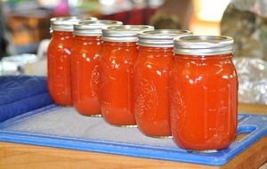 Подготовка банок для томатного сока 