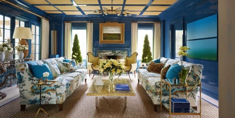 Много синего не бывает: дизайн комнат в трендовом цвете