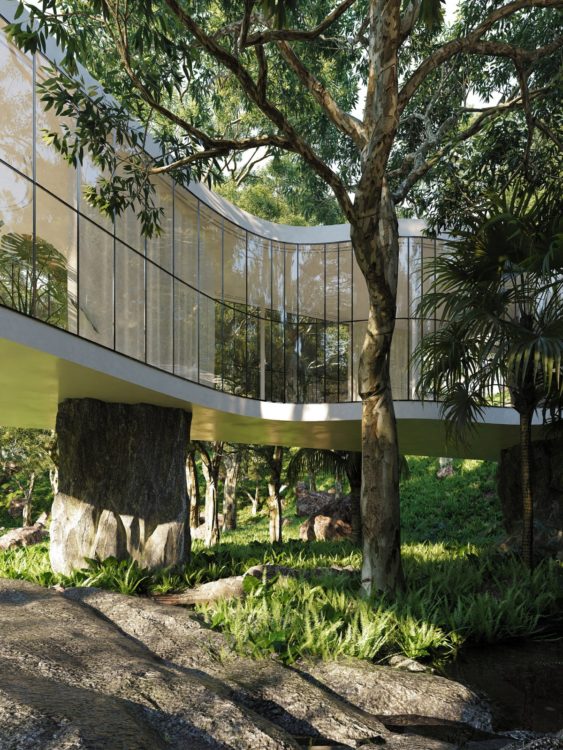 Casa Atibaia - "вымышленный модернистский дом в джунглях"