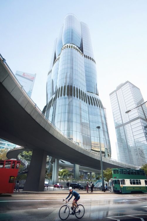 Zaha Hadid Architects представила дизайн небоскреба на самом дорогом участке в мире